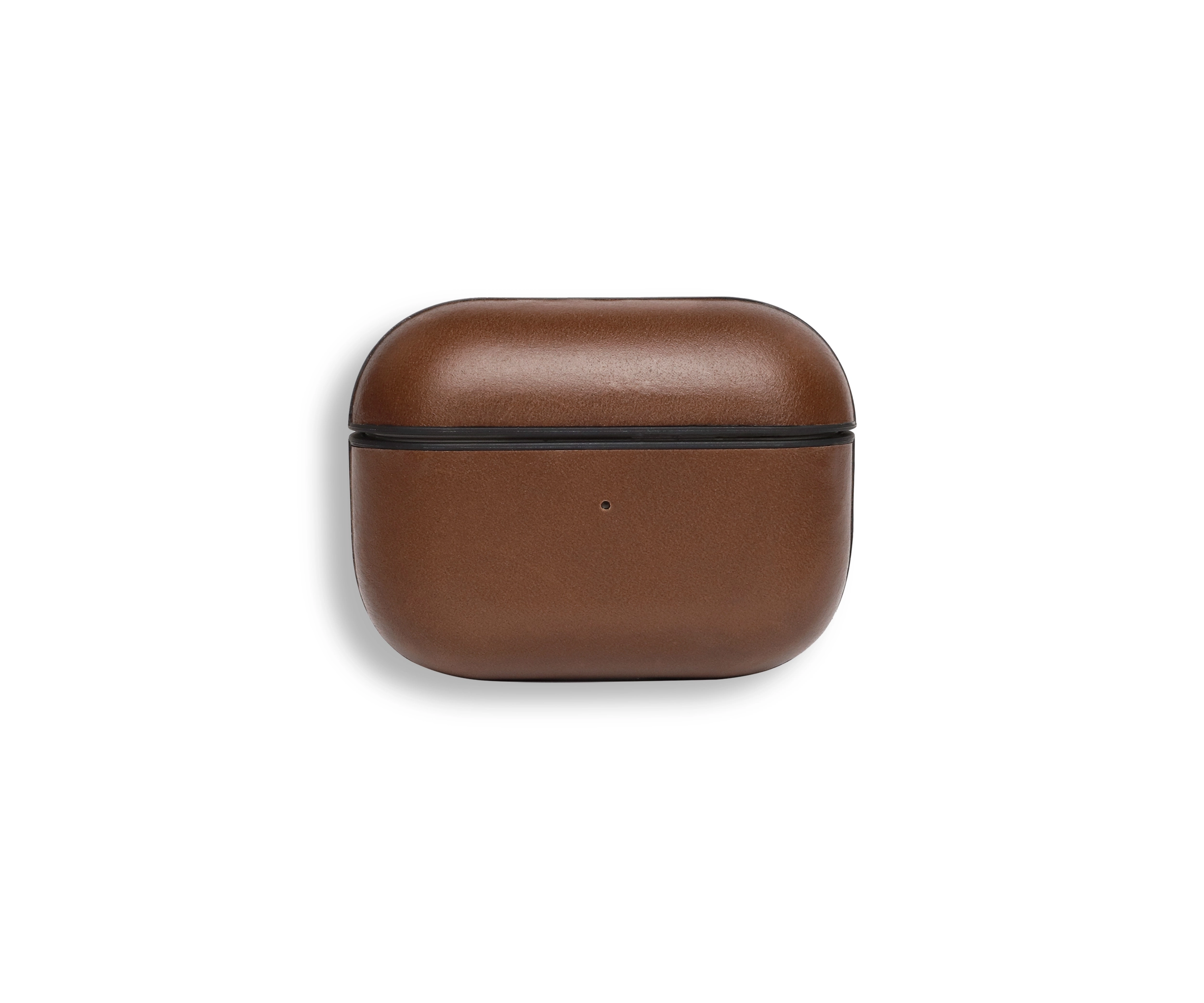 AirPods Pro (2nd Generation) Case Cover - Dark Brown - Granulated Leather