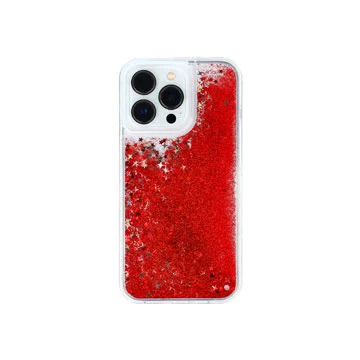 Clear Colorful Glitter Quicksand iPhone 14 Case