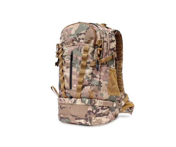 camo camping backpack