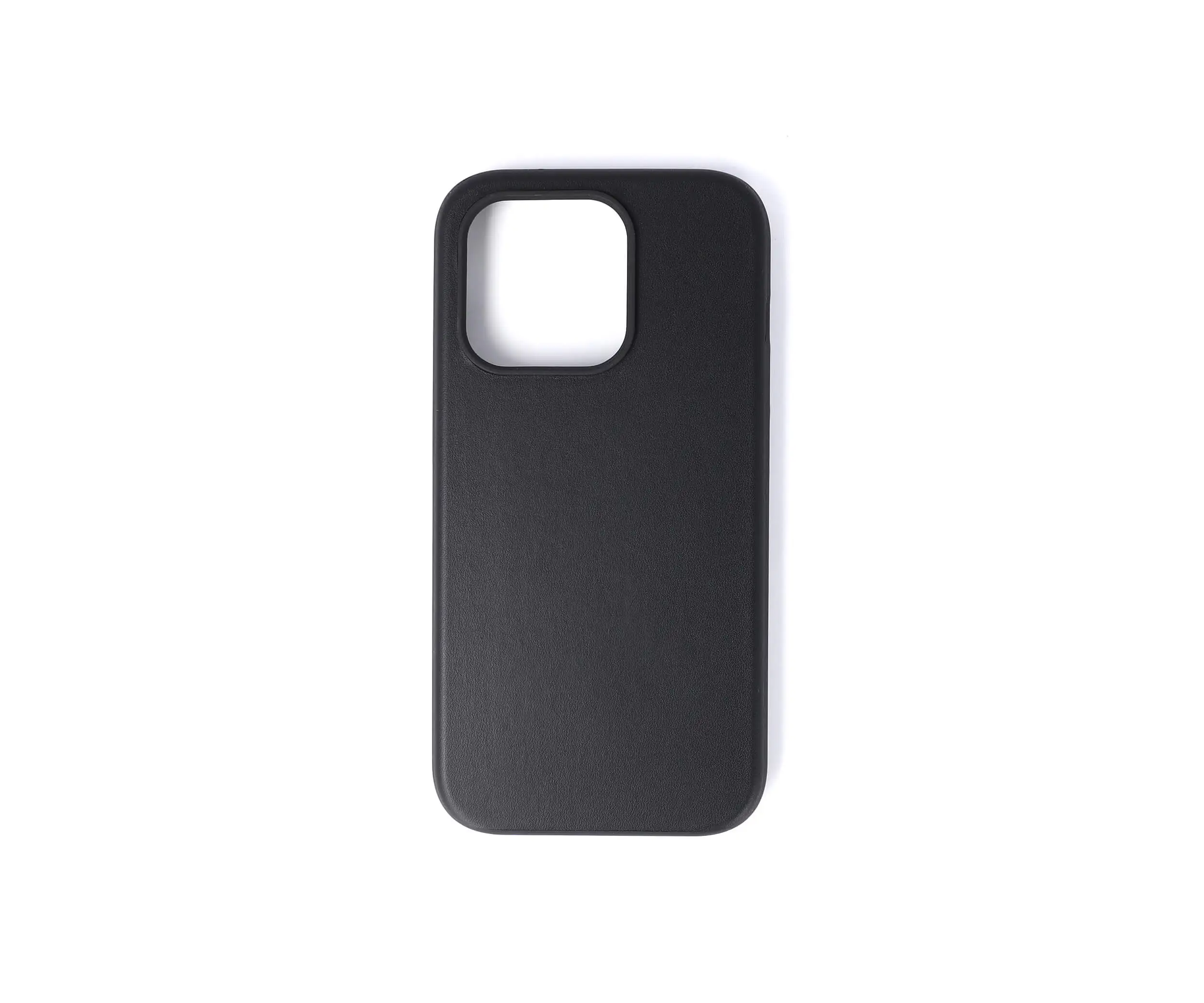 black leather iphone 15 pro case
