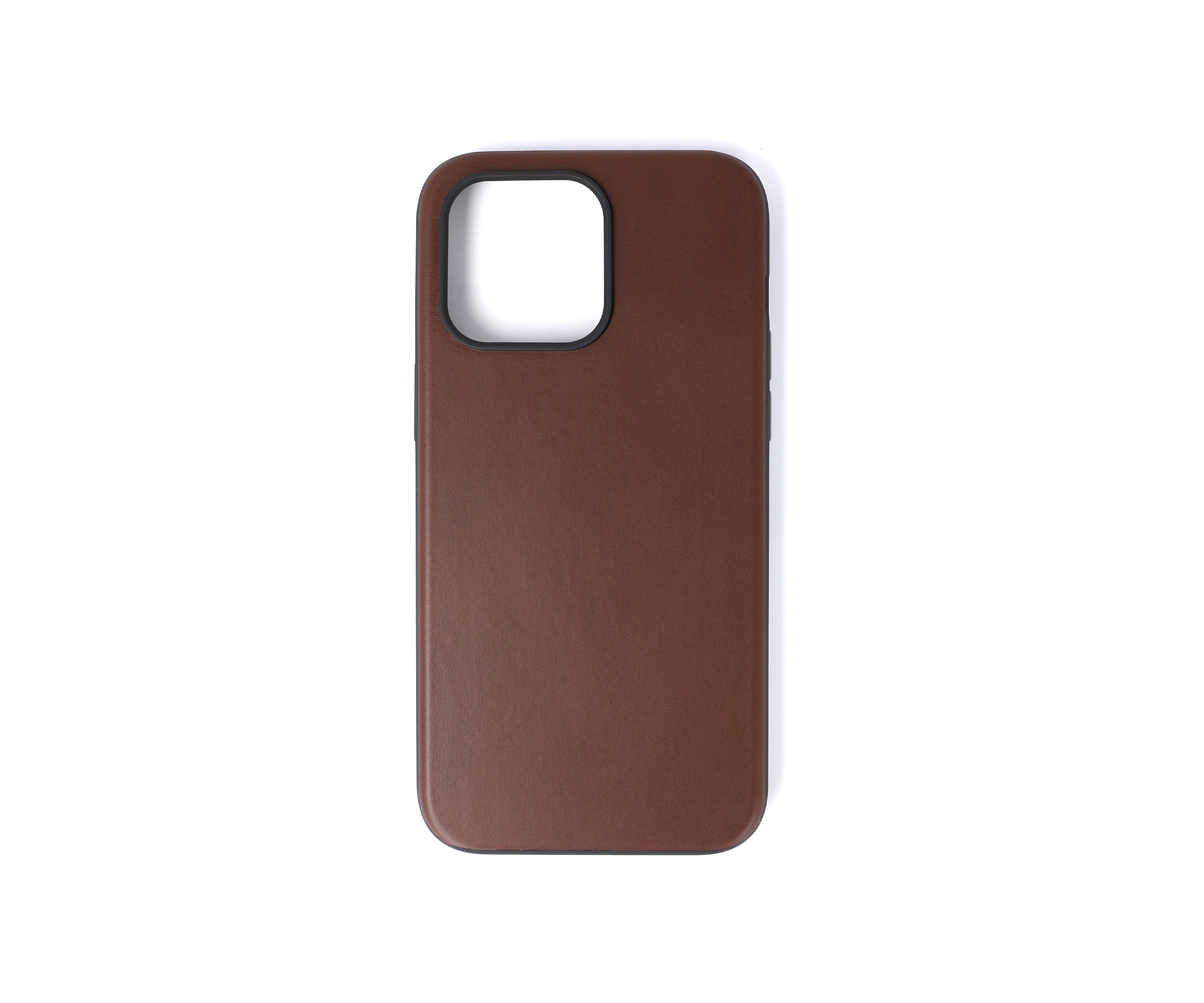 iPhone 15 Pro Max Brown Leather Case