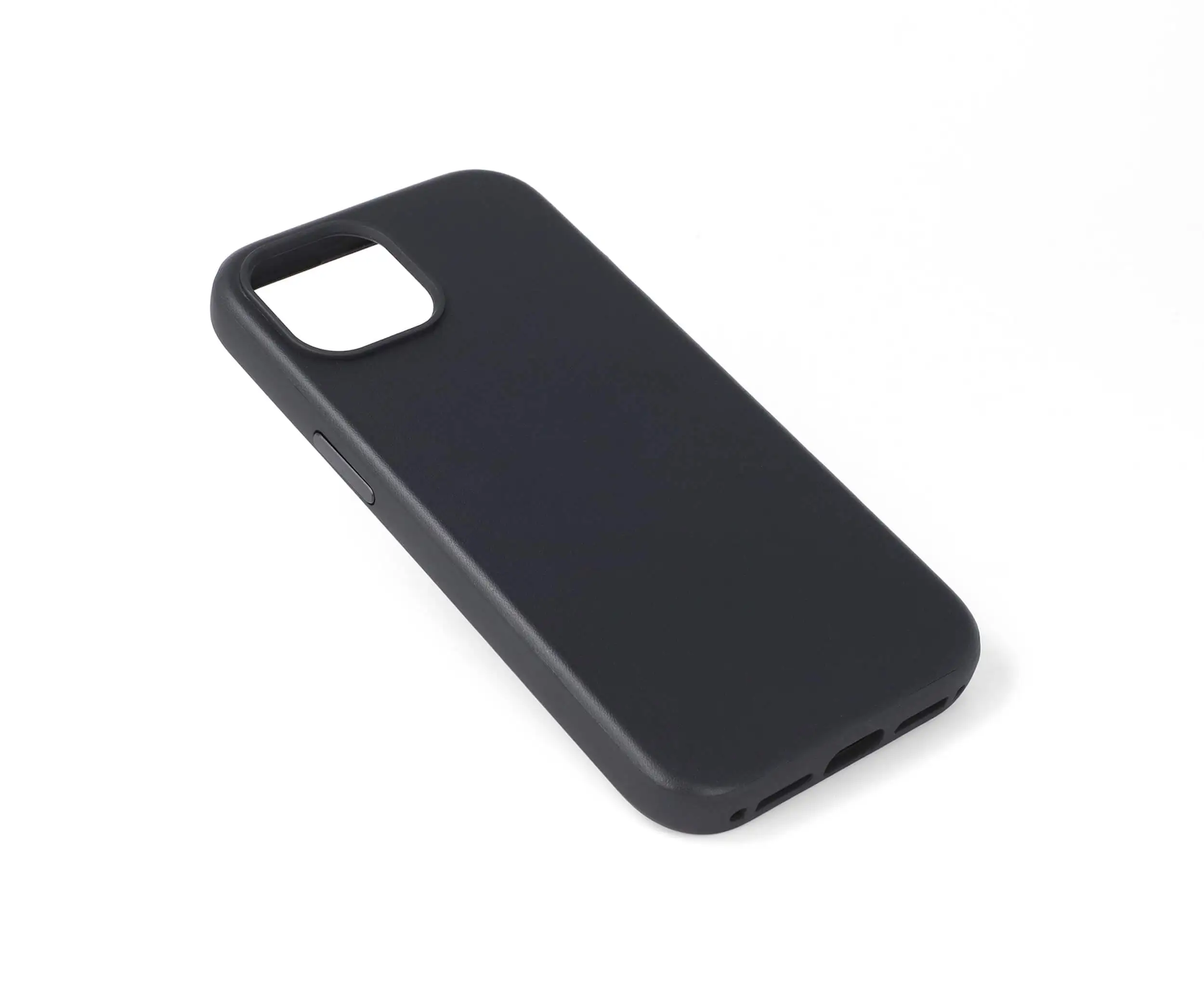 iphone 15 black leather case