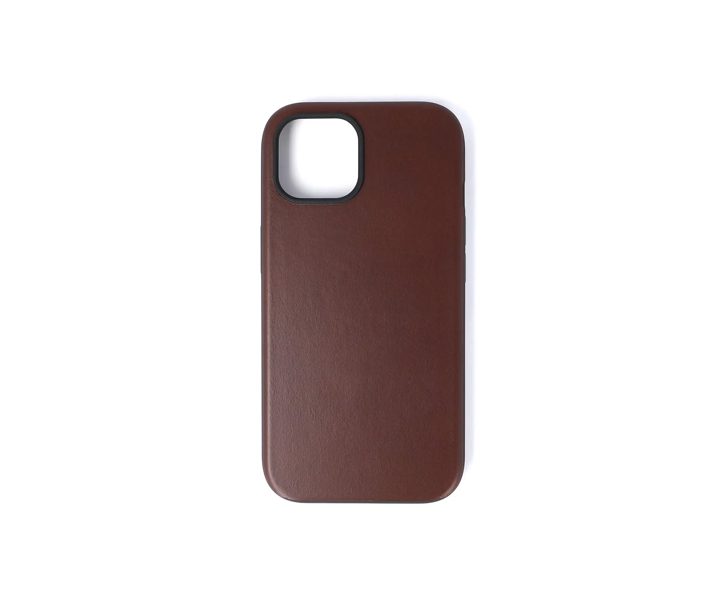 iPhone 15 Brown Leather Case