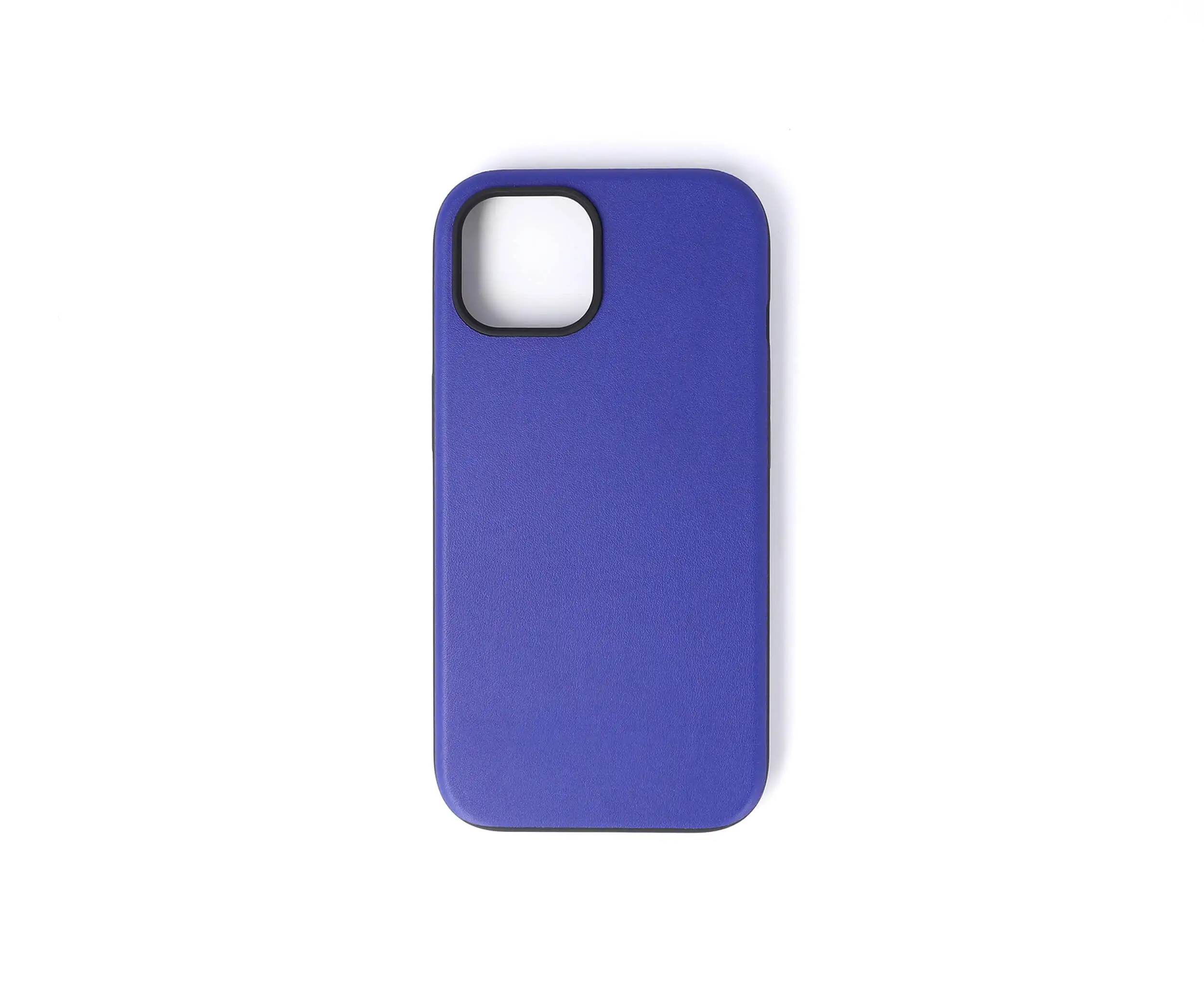 iPhone 15 Blue Leather Case