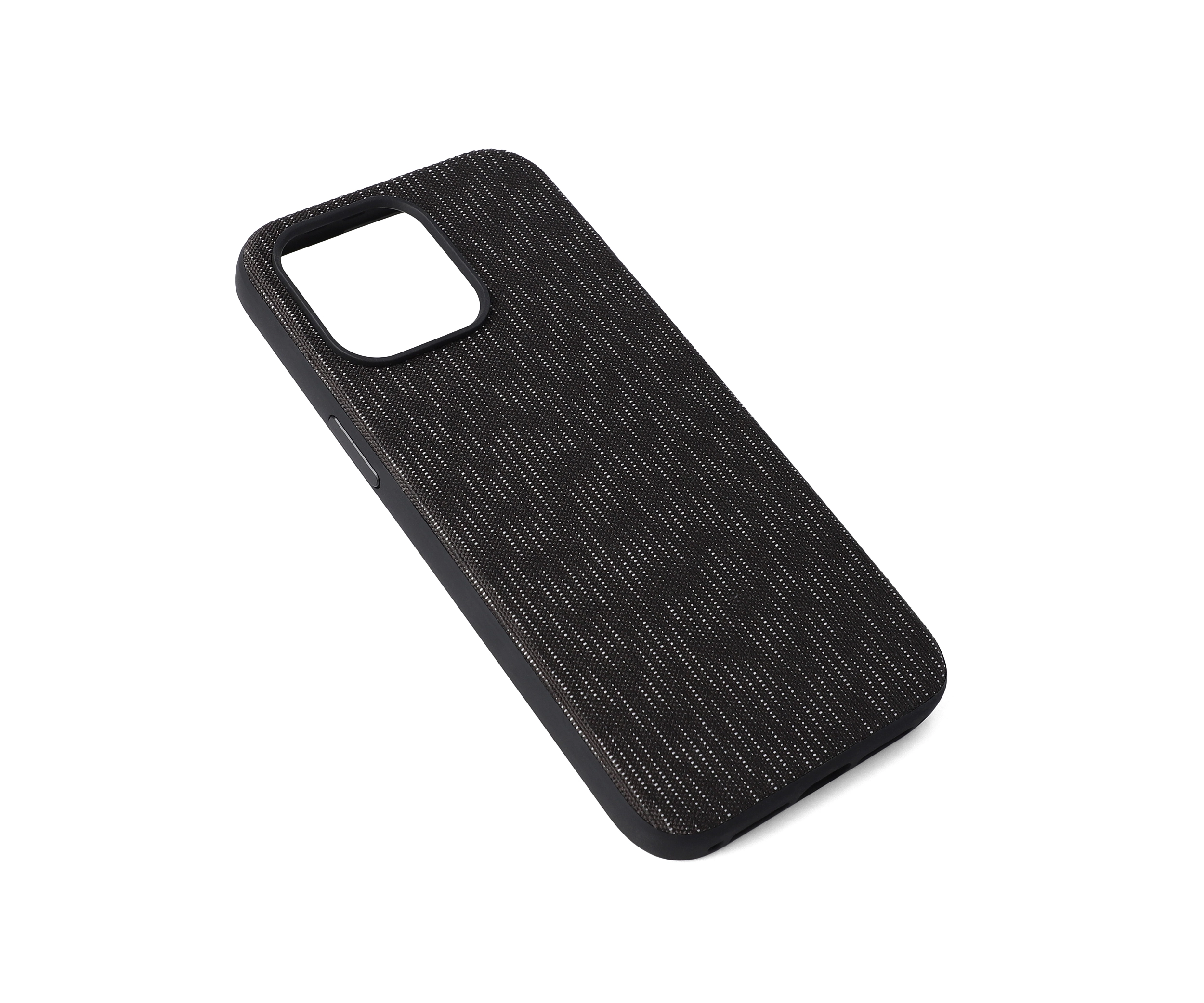 Irregular Stripe Fabric iPhone 15 Pro Max Case