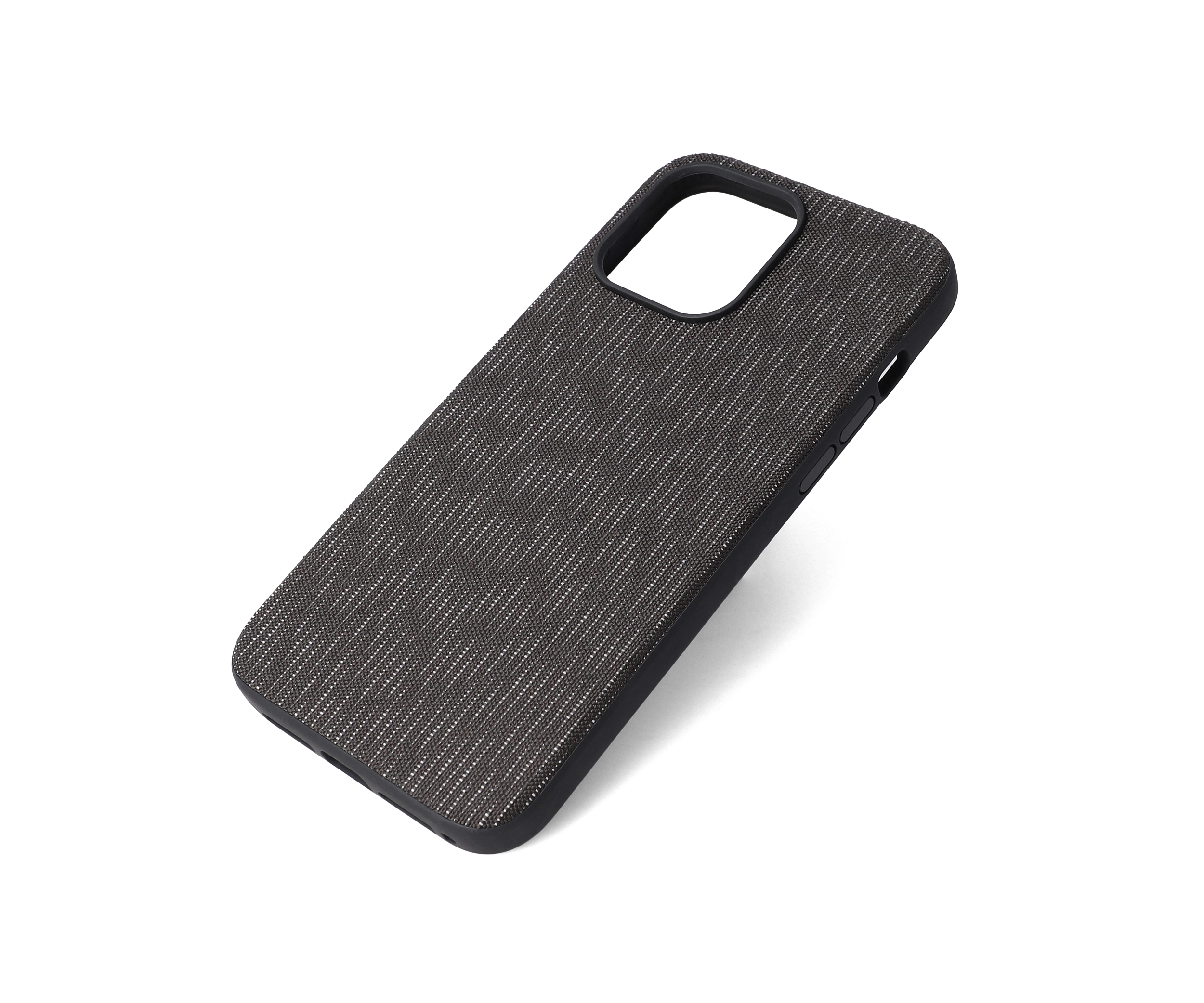 Irregular Stripe Fabric iPhone 15 Pro Max Case