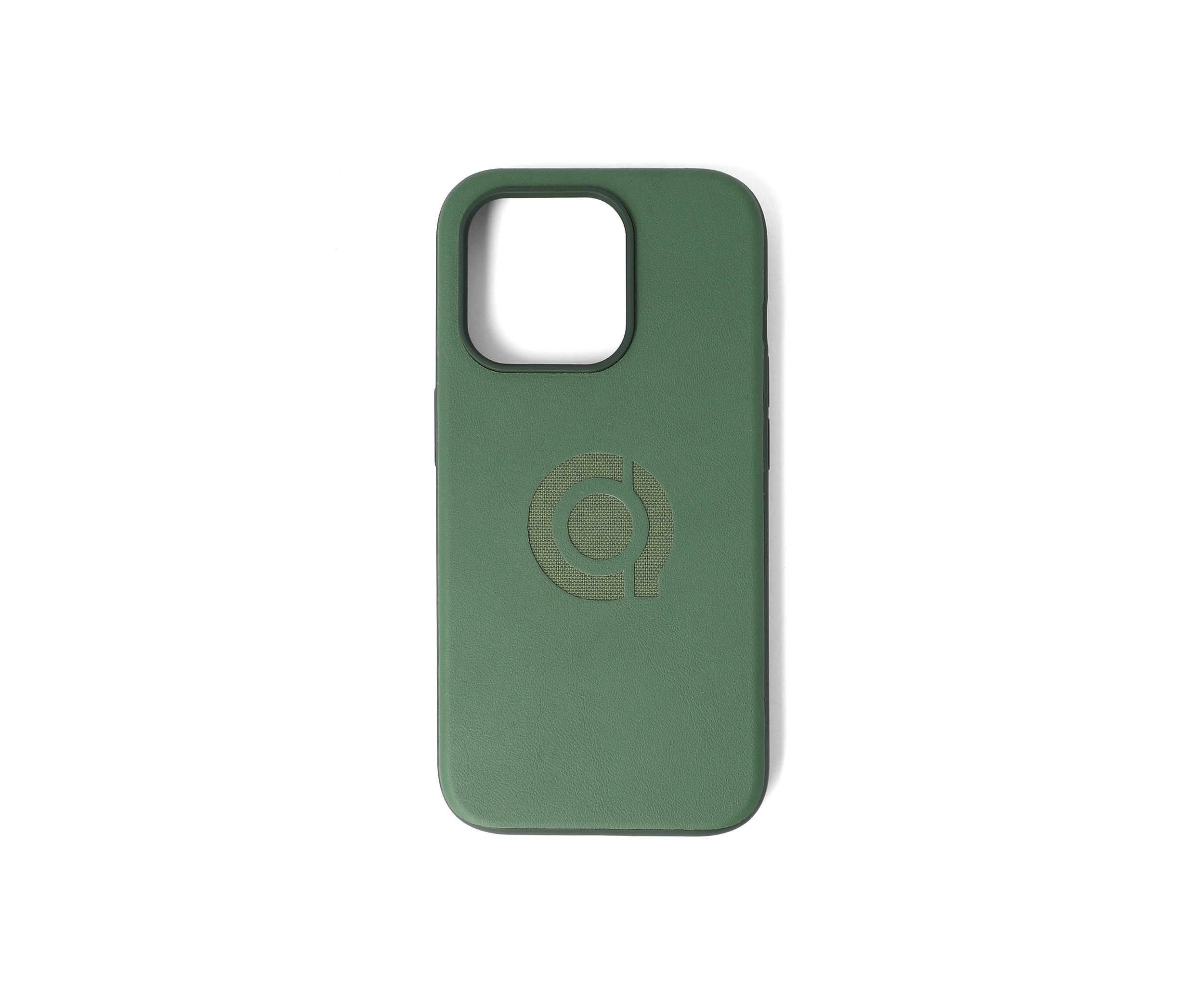 Green Logo Hybrid iPhone 15 Pro Case
