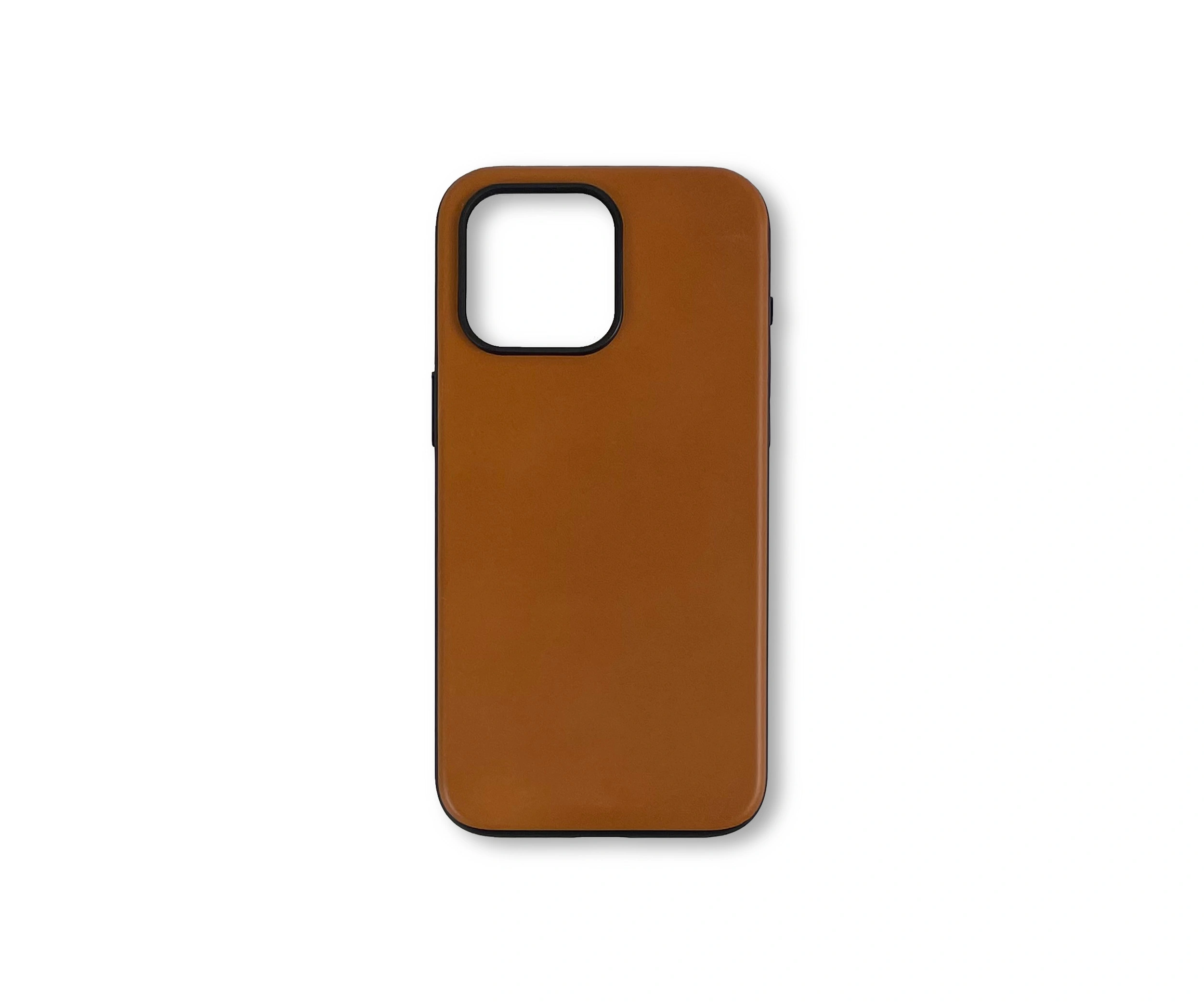iPhone 15 Pro Tan Leather Case