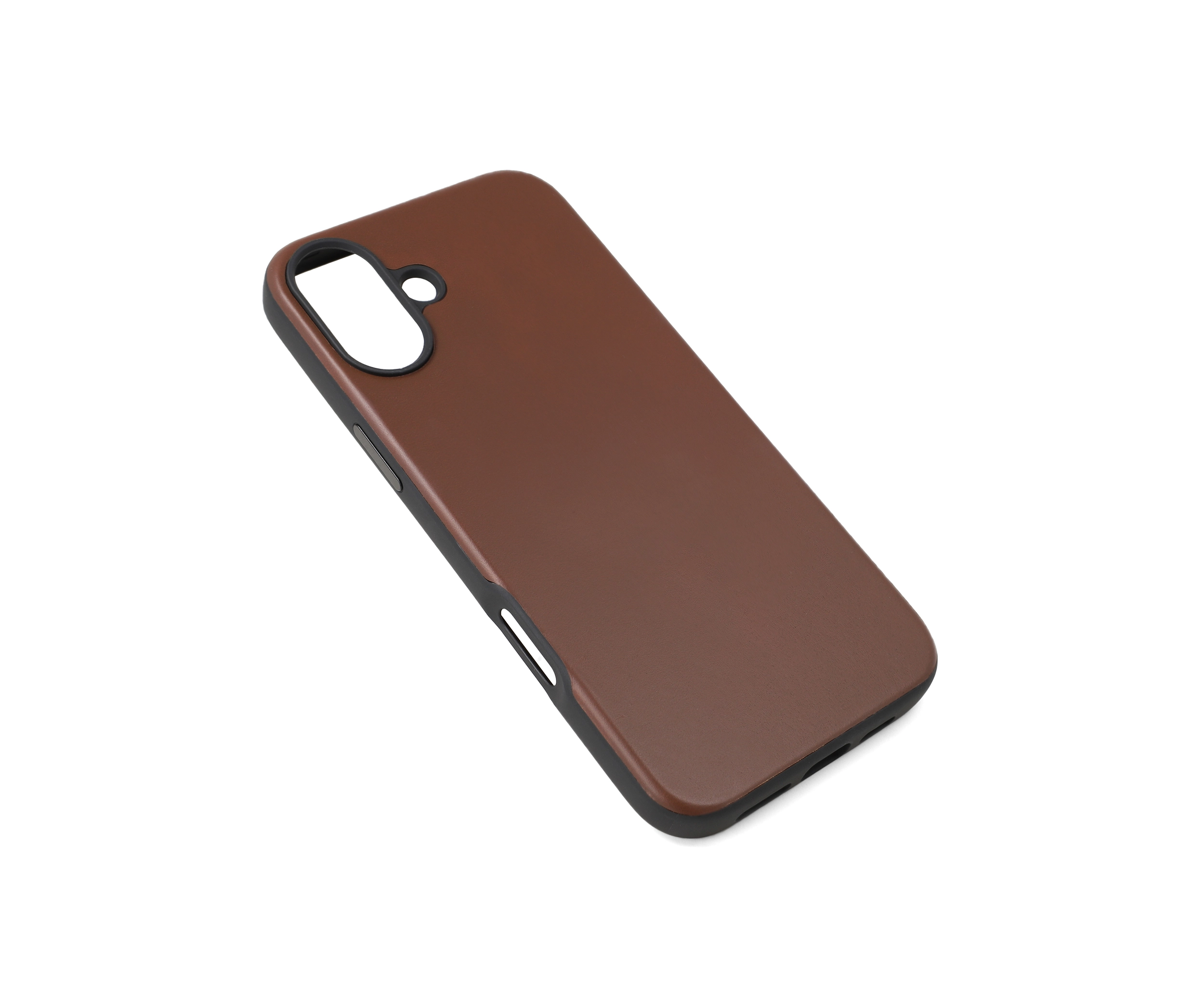 iPhone 16 Plus Brown Leather Case