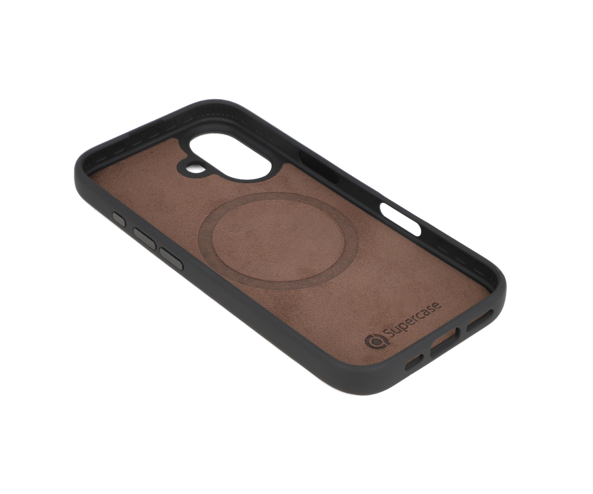 iPhone 16 Brown Leather Case