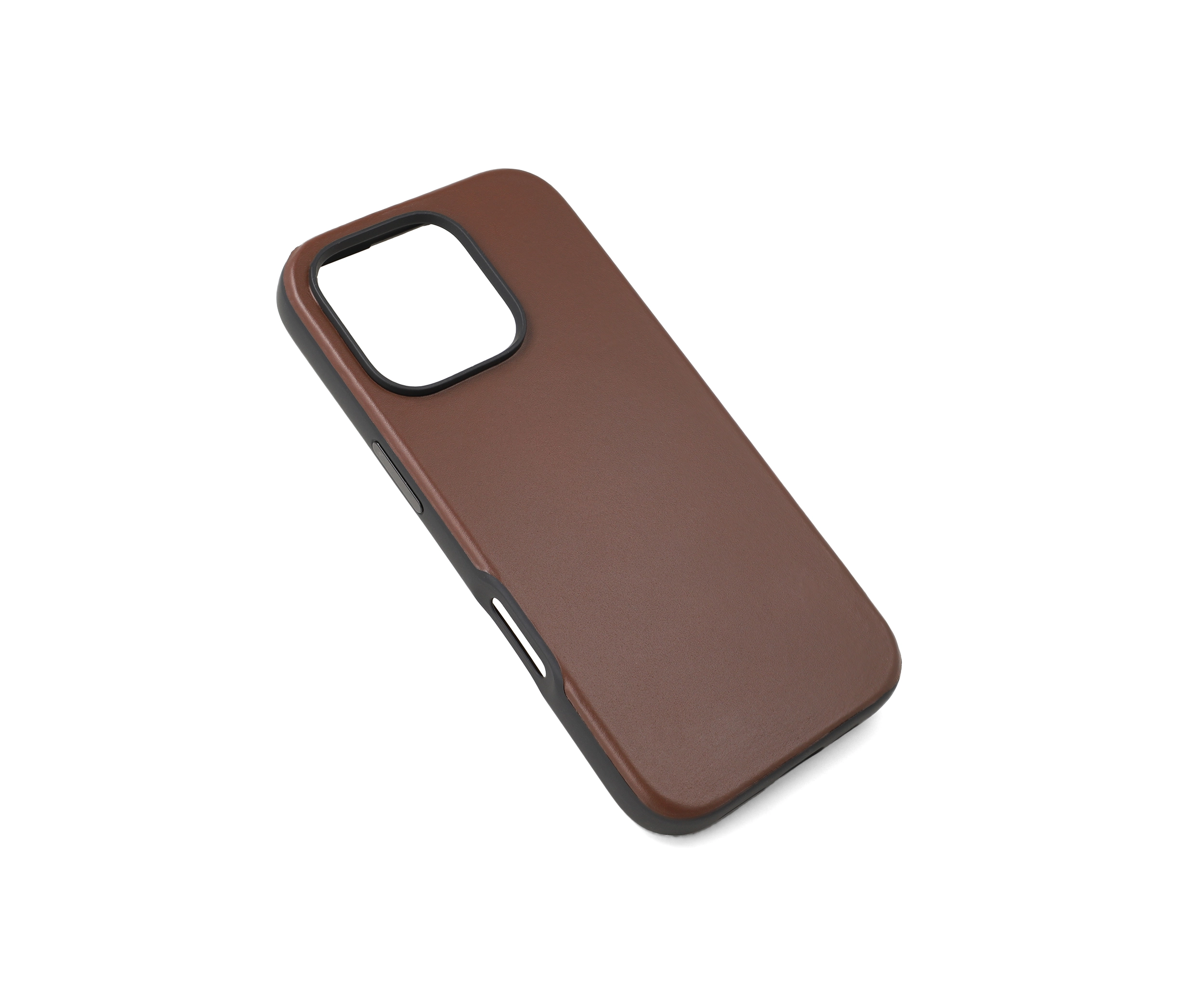 iPhone 16 Pro Brown Leather Case