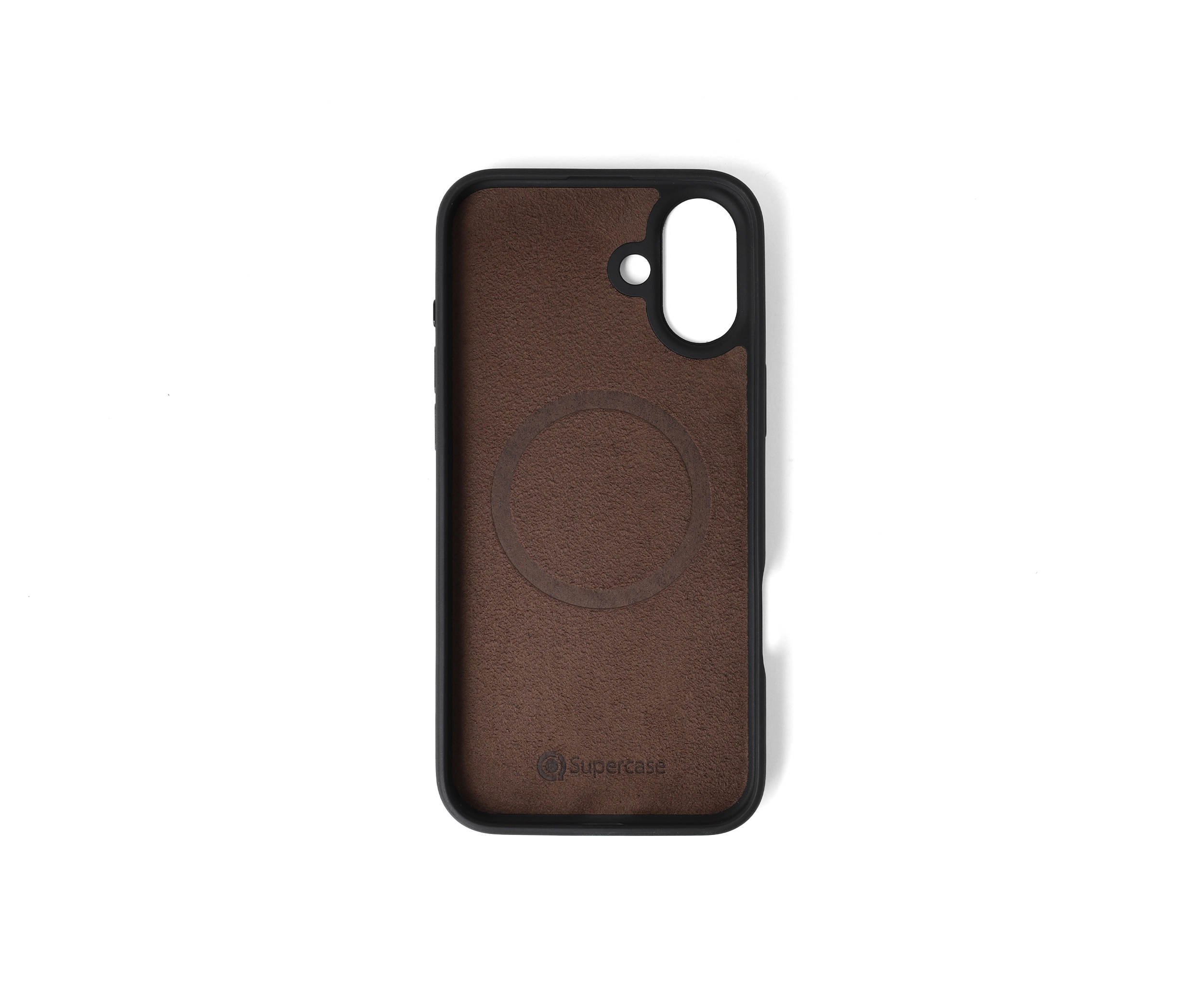 iPhone 16 Plus Brown Leather Case