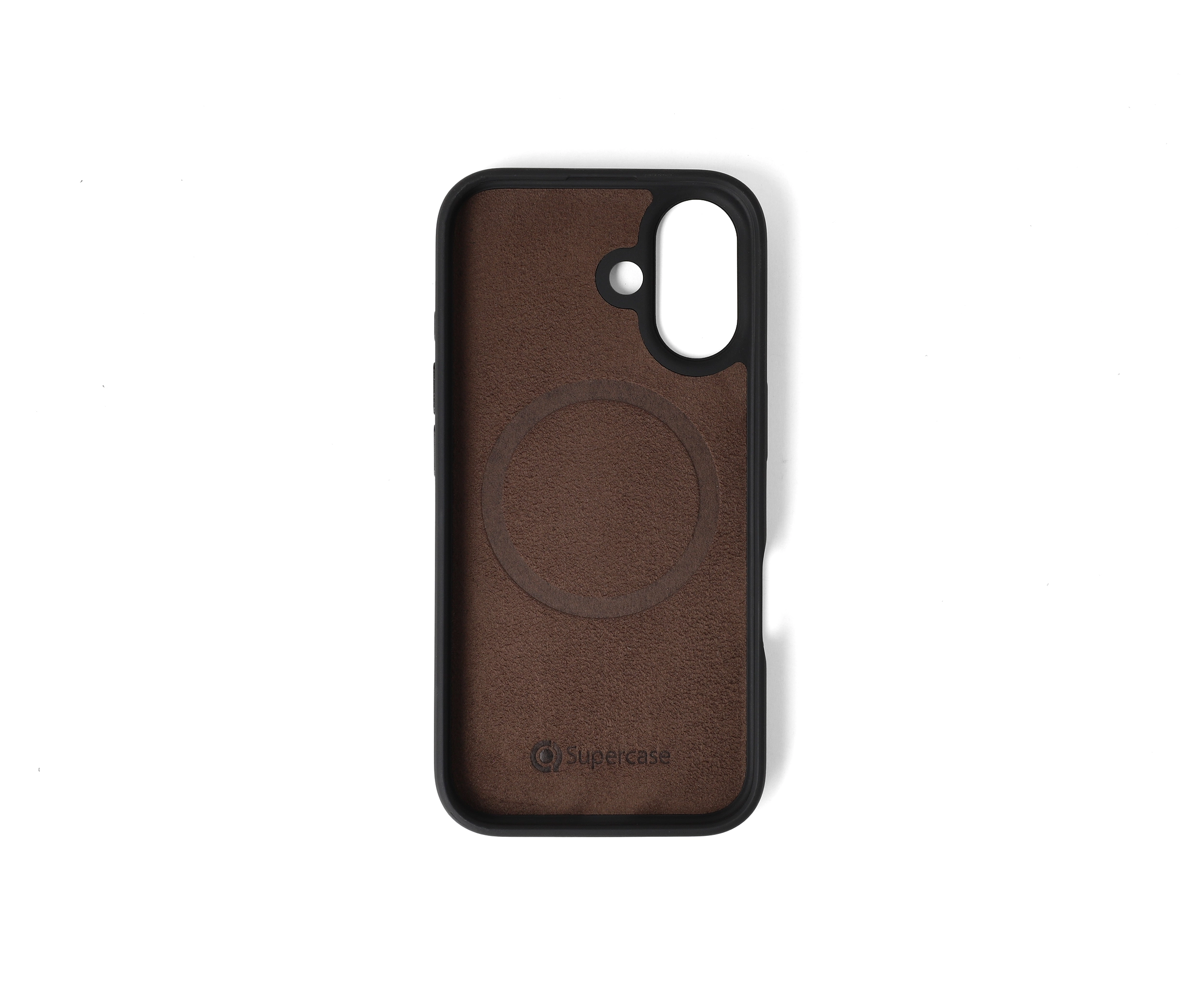 iPhone 16 Brown Leather Case