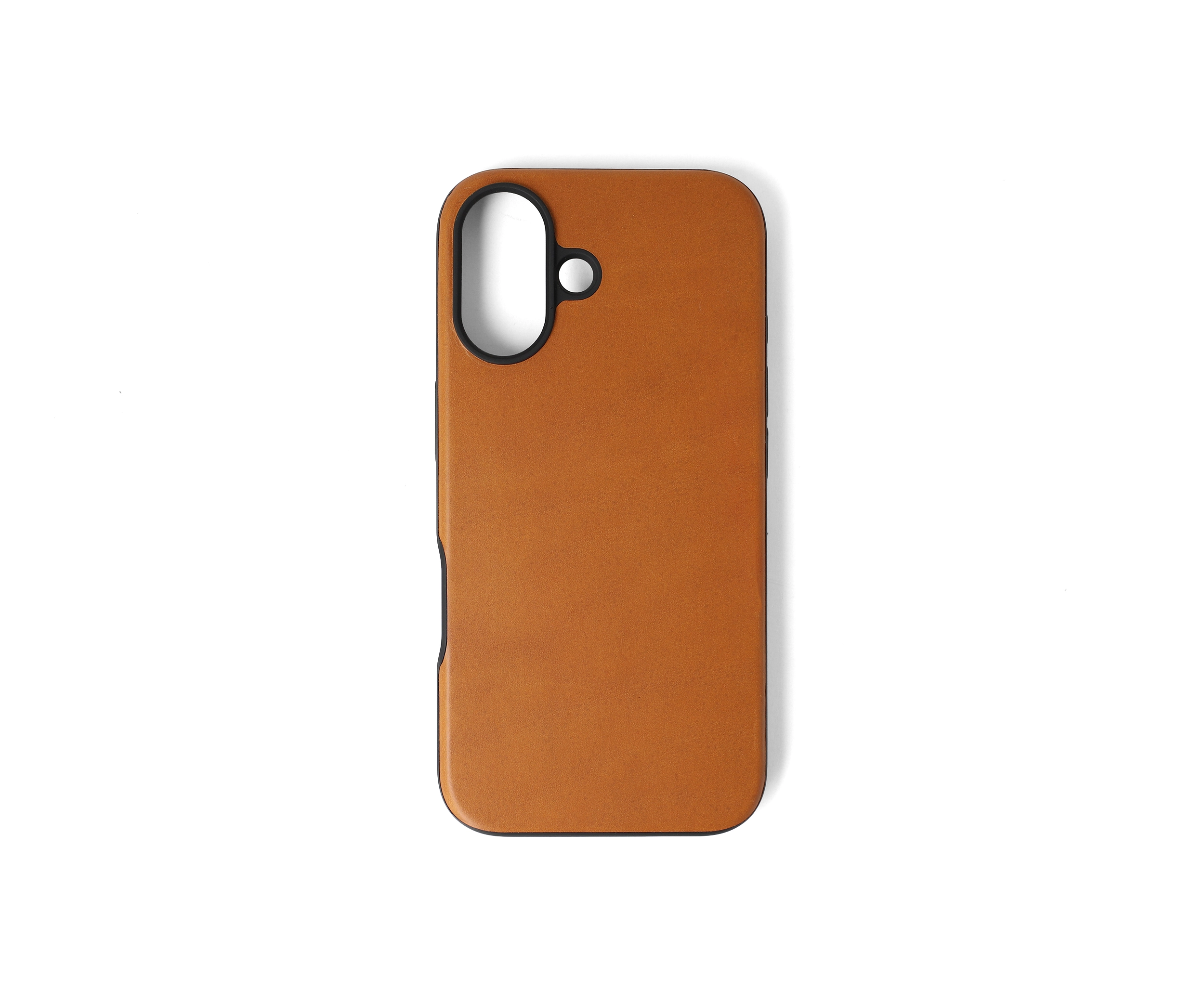 iPhone 16 Tan Leather Case