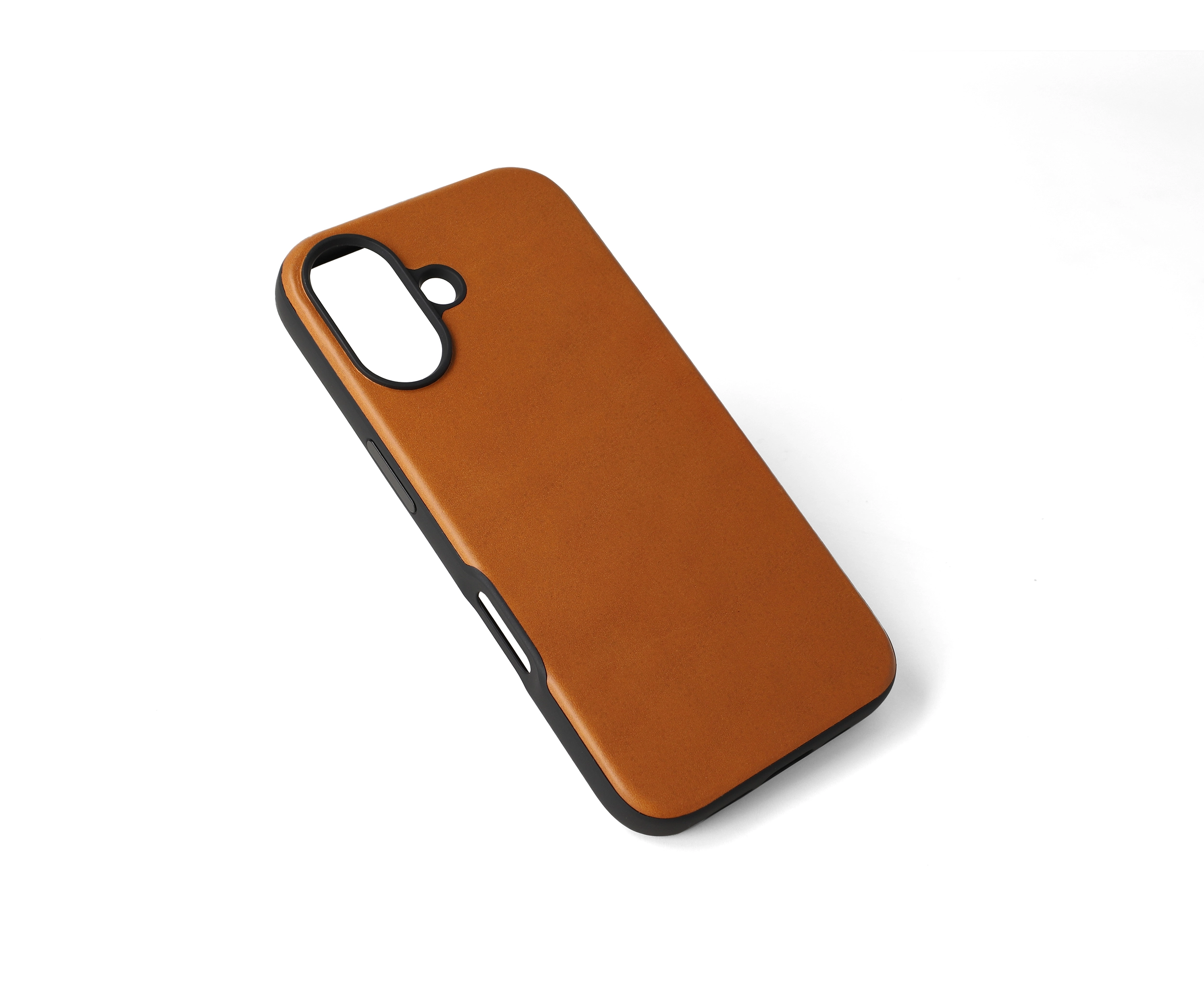 iPhone 16 Tan Leather Case