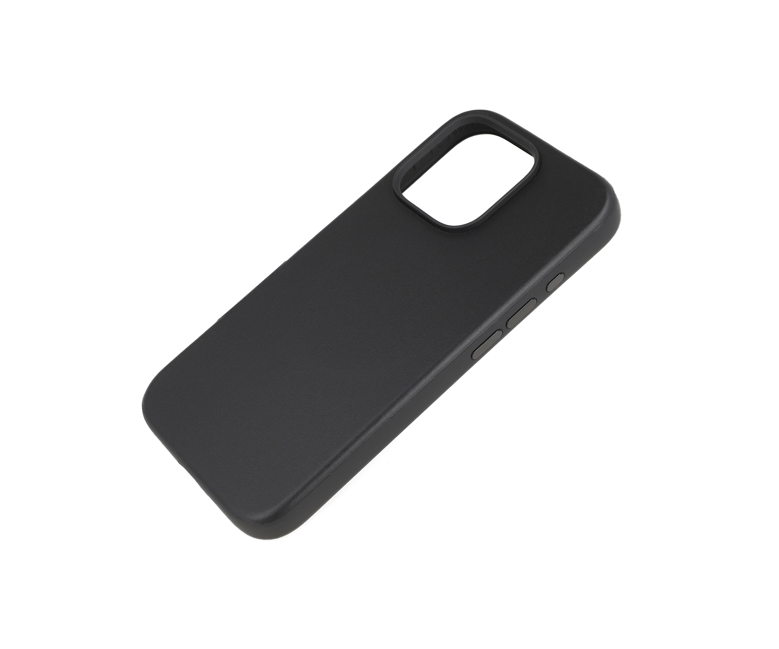 iPhone 16 Pro Black Leather Case