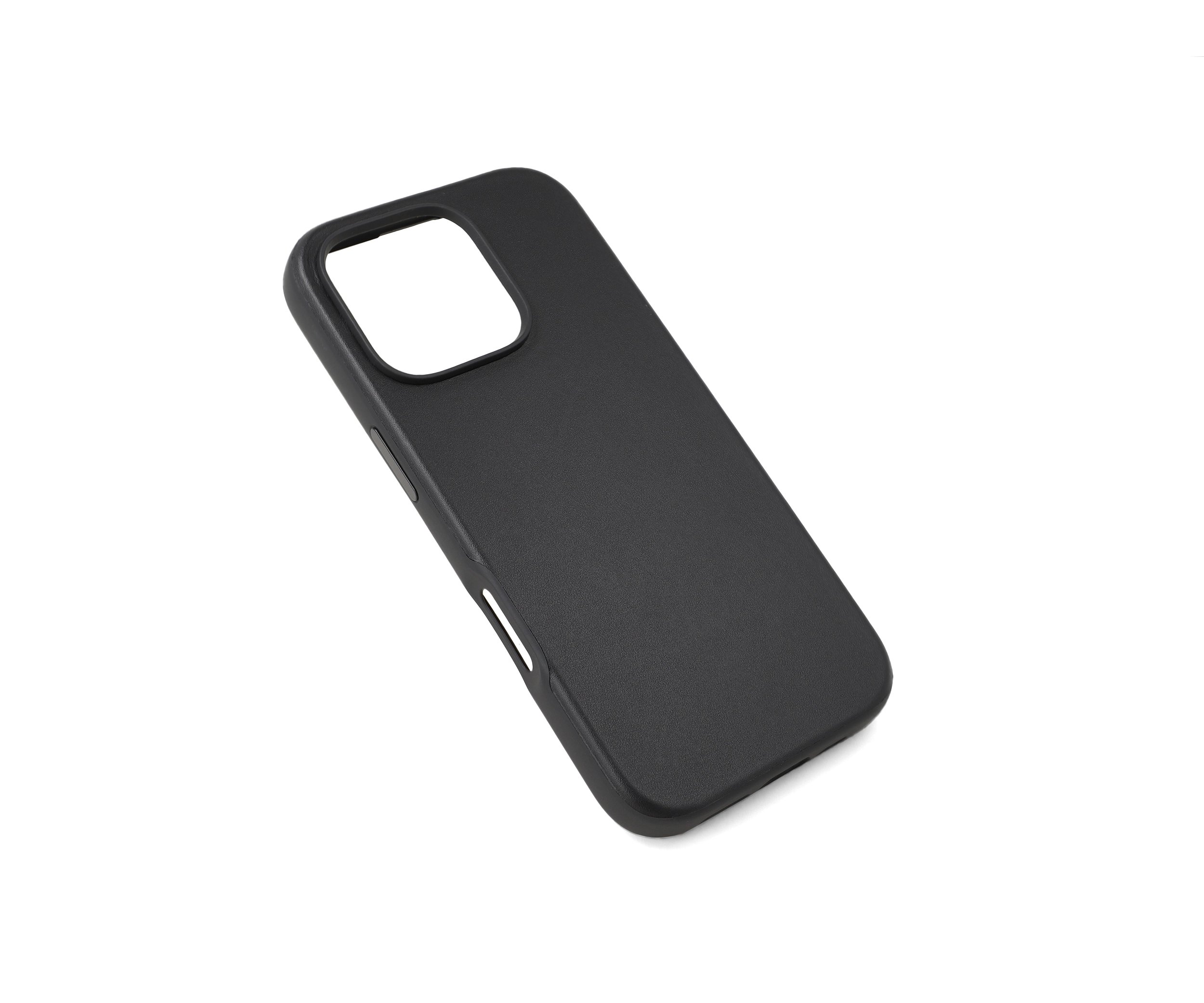 iPhone 16 Pro Black Leather Case