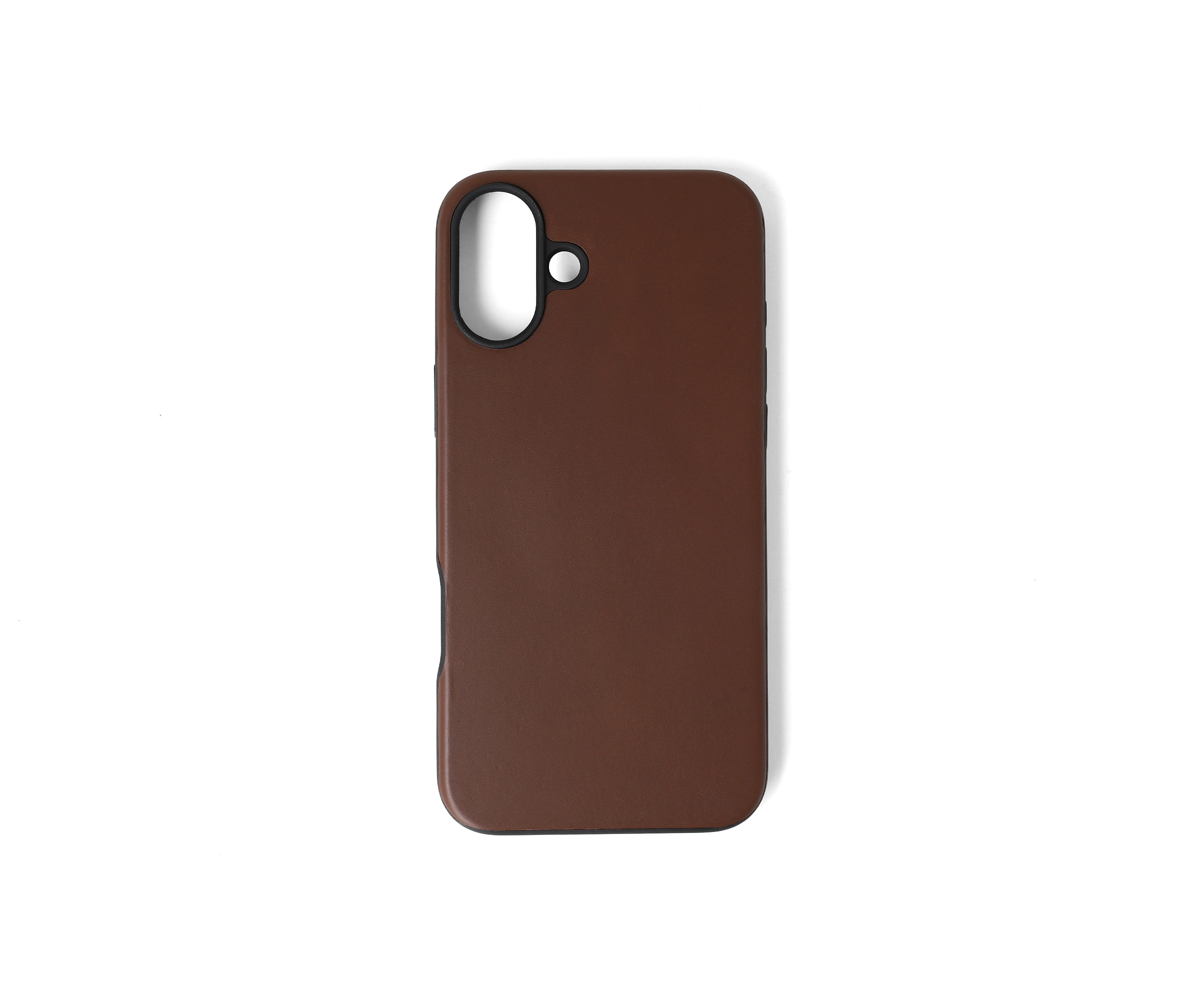 iPhone 16 Plus Brown Leather Case