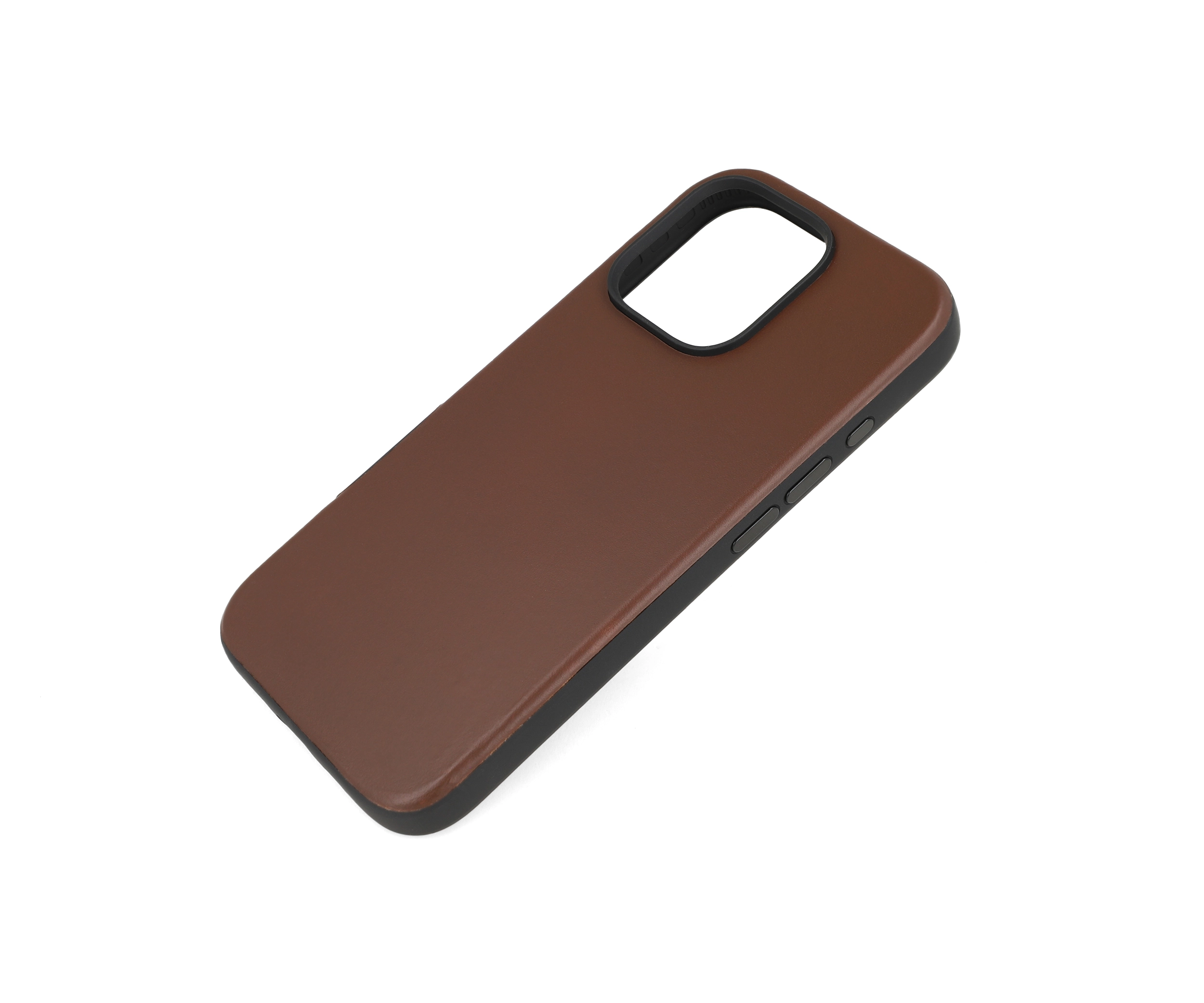 iPhone 16 Pro Brown Leather Case