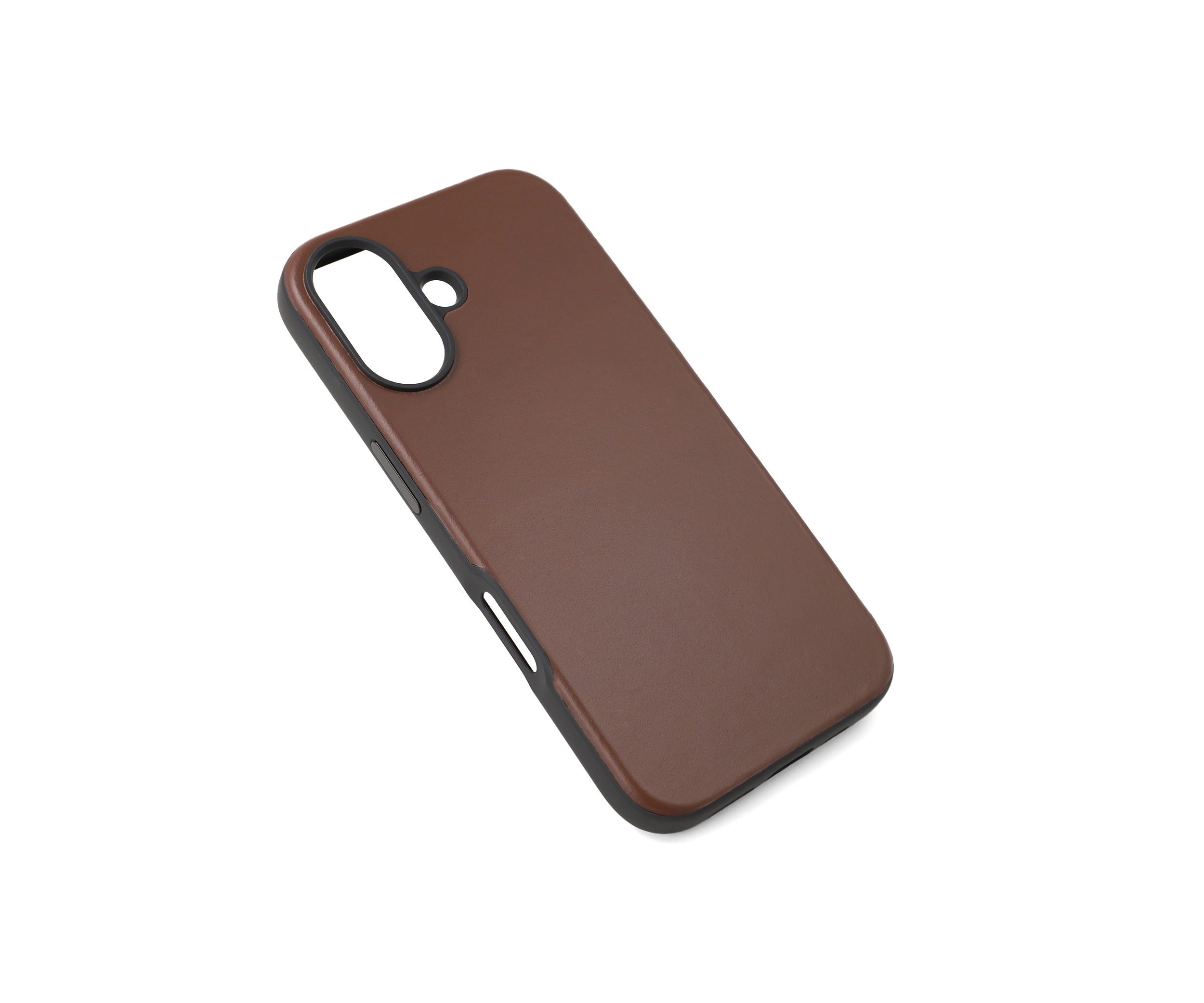 iPhone 16 Brown Leather Case