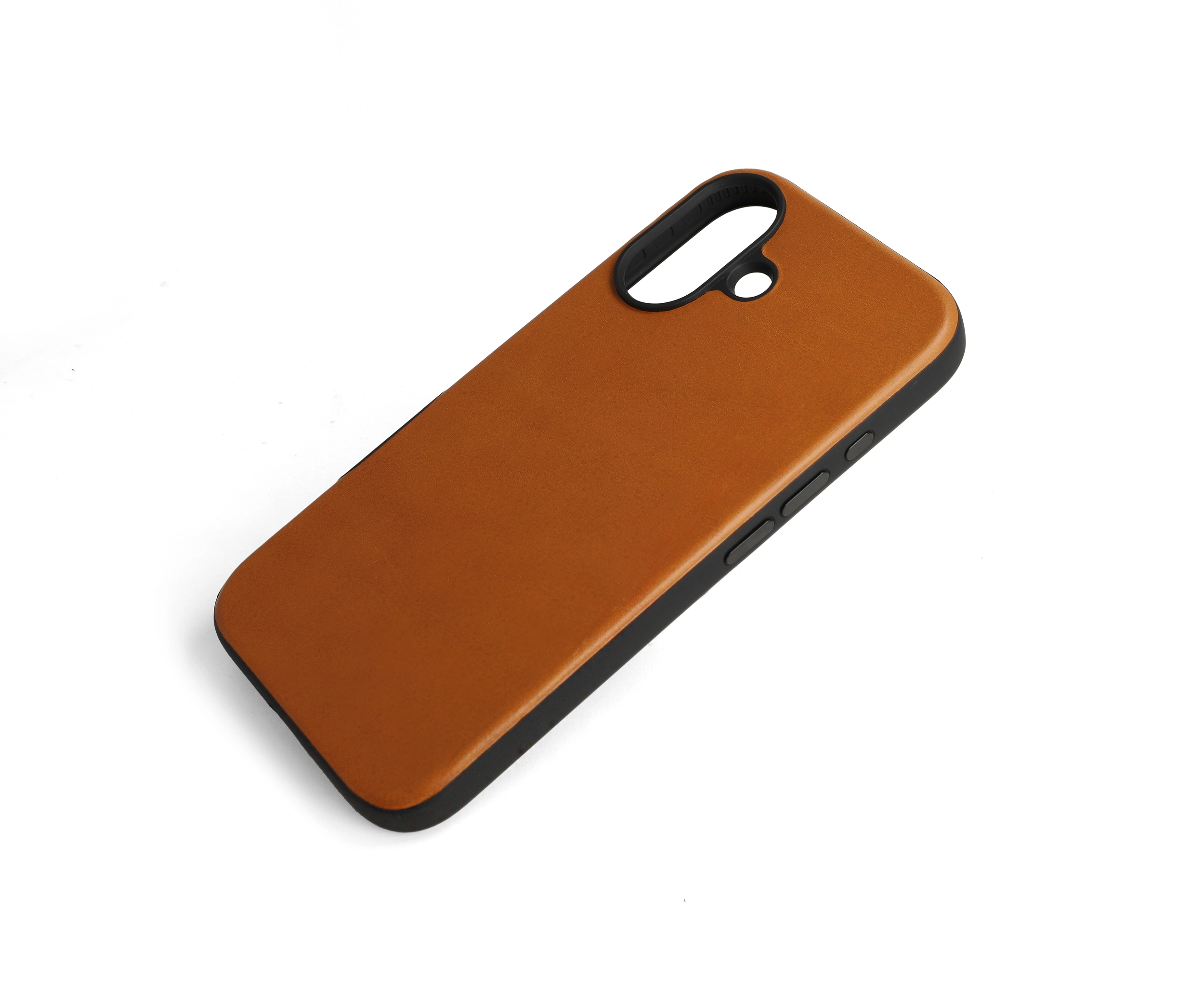 iPhone 16 Tan Leather Case