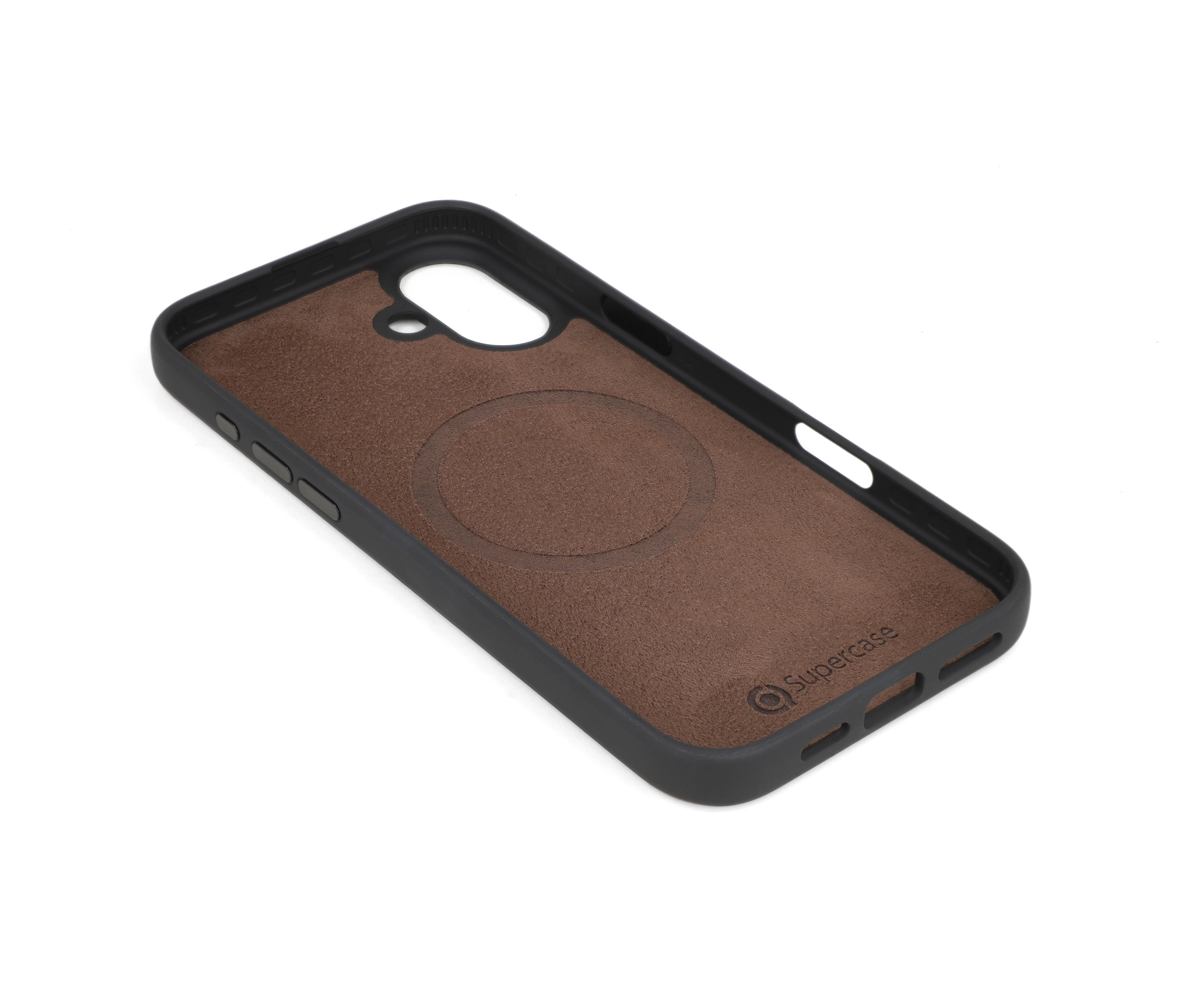 iPhone 16 Plus Brown Leather Case