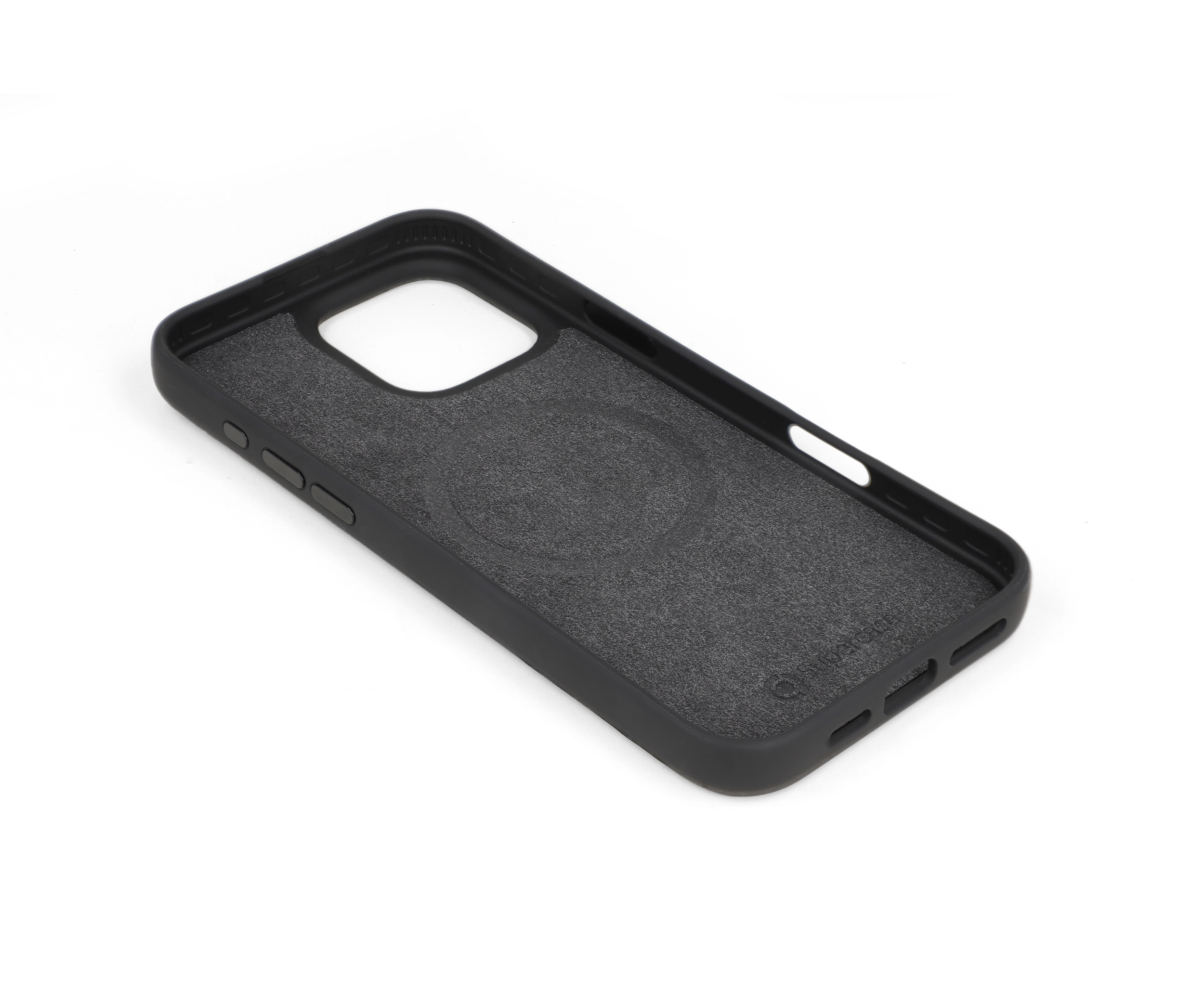 iPhone 16 Pro Max Black Leather Case