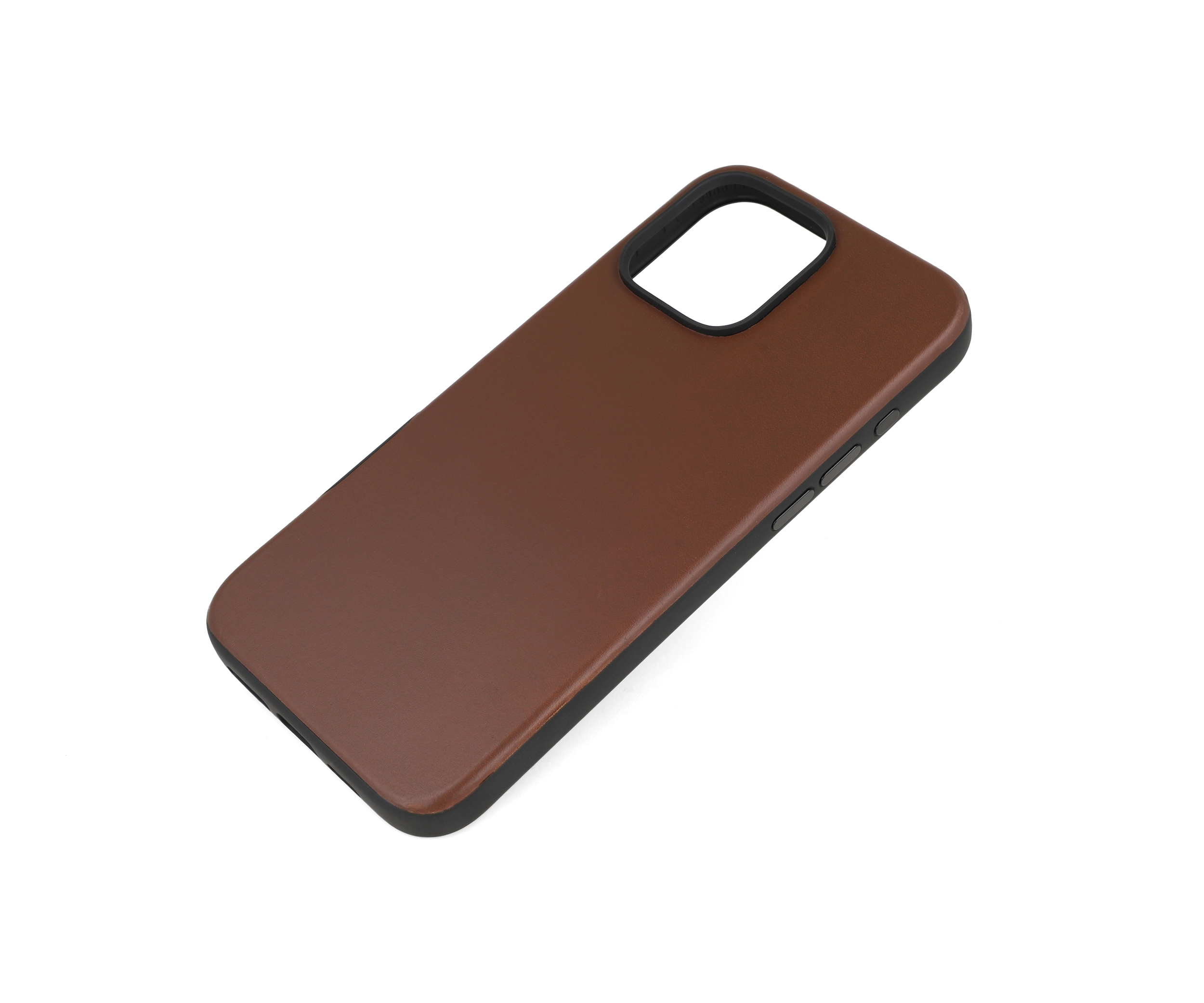 iPhone 16 Pro Max Brown Leather Case