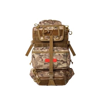 Outdoor Camo Backpack With Medical Bag